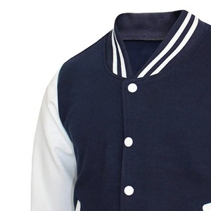 Chaqueta Varsity Unisex de Alta Calidad, Transpirable, Impermeable, con Diseño de Parches, Personalizable en la Parte Delantera, Precio Económico, Gran Venta - Product Image 1