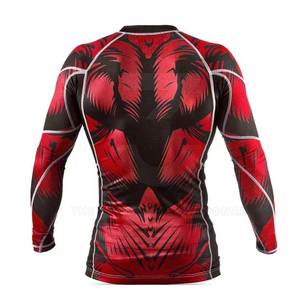 Rashguards pour hommes fabriqués au Pakistan, tissu extensible lourd 220g, séchage rapide, manches longues, pour l'entraînement, prix abordable - Product Image 6