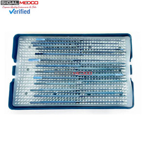 Micro Dissector, Juego de 20 Instrumentos de Disección Quirúrgica Manual de Acero Inoxidable de Grado Médico, con Estuche de Esterilización de Precisión - Product Image 5