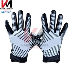 Gants de football américain sur mesure, équipement d'entraînement durable et performant, fournisseur OEM pour l'identification de marque personnalisée des équipes - Product Image 5