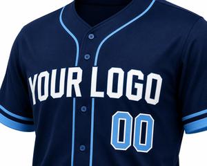Custom Baseball Uniform Men's <b>White</b> Short Sleeve Jersey with Front Logo Breathable Eco-Friendly Polyester Team Apparel Summer - Product Image 4