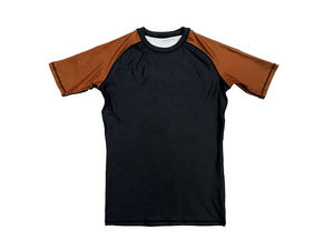 High Quality 2026 <b>Rashguard</b> Bjj Mma Martial Arts Wear Jitsu Custom Short Sleeve <b>Rashguard</b> Rash Guard Bjj Martial Arts Maan Wear - Product Image 2