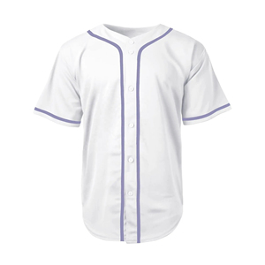 Uniforme de baseball personnalisé pour hommes, femmes et adultes, col en V, séchage rapide, vêtements de baseball, impression par sublimation, respirant, maillot de baseball OEM - Product Image 4