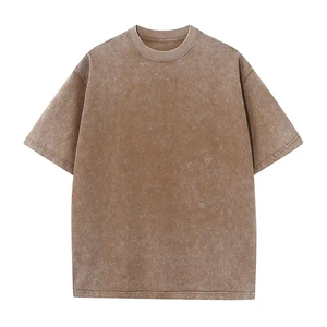 เสื้อยืดคอตตอนผู้ชายไซส์ใหญ่ สีพื้น คอกลม แขนสั้น ผ้าเจอร์ซีย์ถักแบบลำลอง ดีไซน์เรียบง่าย ความยาวปกติ - Product Image 4