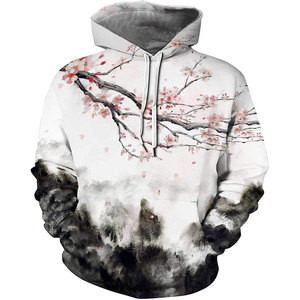 Sudadera con Capucha Sublimada con Estampado de Lobo, Sudadera Personalizada Unisex, Sudadera con Capucha 3D de Poliéster con Diseño de Lobo - Product Image 4