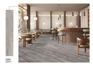 Baldosa de porcelana de 200x1200 mm con acabado mate, diseñada para brindar una textura profunda y subtil y un piso interior armonioso. - Product Image 3