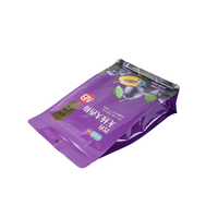 Direct van de fabriek: op maat bedrukte voedselverpakkingen met logo, hersluitbare ritssluiting, staande pouch voor gedroogd fruit, pruimen, pruimen, snacks