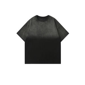 OEM Service Acid Washed Oversized T-Shirt Ringers Men Heavyweight <b>100</b>% Cotton Eco-Friendly Vintage Custom Design Wholesale - Product Image 3