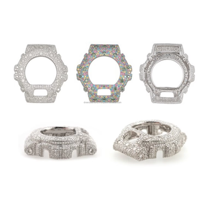Kit de modification de boîtier de montre Ice Legacy avec pierres incrustées, collection de montres octogonales de style streetwear pour une mise à niveau du cadre. - Product Image 2