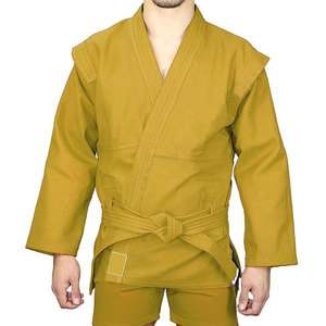 Conjunto Deportivo de Uniforme de Sambo al por Mayor, Equipo de Competición Duradero con Cuello Reforzado, Costuras Reforzadas y Ajuste Atlético Cómodo - Product Image 1