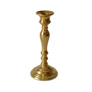 高品质设计铜古董烛台，用于婚礼装饰厨房装饰和餐点装饰烛台