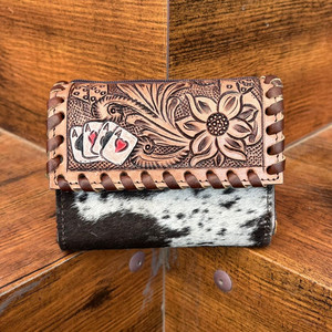 Nueva venta al por mayor a mano RFID bloqueo titular de la tarjeta de crédito cartera larga y cuero genuino diseñador de lujo Ases mujeres cartera conjunto - Product Image 3