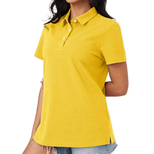 Chemises Polo pour Femmes, Nouvelle Arrivée, Mode, Personnalisables, Tissu Respirant et Doux au Toucher, Qualité Abordable, Utilisation Quotidienne, Chemise Polo pour Femmes - Product Image 4