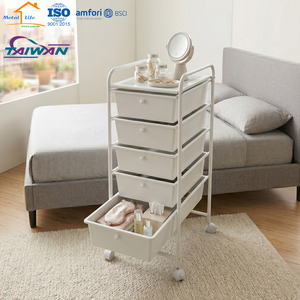Taiwan Factory Multipurpose Storage Modern 5 <b>Drawer</b> Trolley for Home Office Art School Organizer Salon - Product Image 1