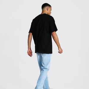 Camisetas de manga corta para hombre, de corte regular, ligeras, para verano / Camiseta moderna con hombros caídos y estampado abullonado para hombre - Product Image 6
