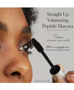 Straight Up Volumizing Peptide Mascara, Format voyage | RMS Beauty - Product Image 3