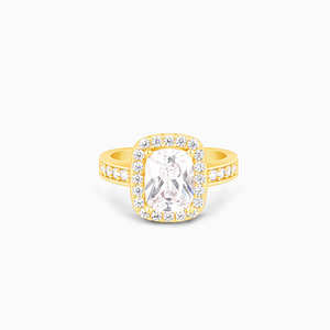 <b>Silver</b> Classic <b>Solitaire</b> <b>Ring</b> Made With Pure 925 <b>Silver</b> Rhodium Plated Wedding <b>Ring</b> with Zircon Double <b>Ring</b> for Women Handmade - Product Image 4