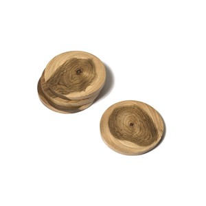 Sous-verres et dessous-de-plat en bois de teck, fabrication sur mesure, vente en gros |   Aqdus Saleem Inde - Product Image 1