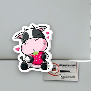 แผ่นอะคริลิคติดขนตาปลอมลายผีเสื้อสตรอว์เบอร์รี่น่ารักแบบแม่เหล็ก  รักษ์โลก ทนทาน สำหรับช่างต่อขนตา อุปกรณ์เสริมความงาม - Product Image 2