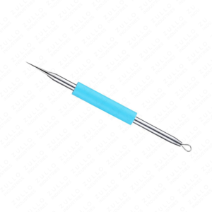 Herramienta para Eliminar Puntos Negros y Blancos de Acero Inoxidable Negro, Diseño Único, Extractor de Acné y Espinillas para el Cuidado Facial de la Piel - Product Image 3