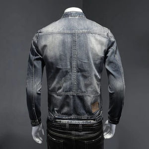 Wholesale Canvas Streetwear <b>Jacket</b> for <b>Men</b> Winter Plus Size Fashion <b>Cargo</b> Front Logo Breathable - Product Image 3
