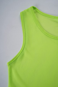 Custom <b>Men</b> Tank Top Blank Casual Sleeveless Shirt Plain Lime Green Sport Training <b>Vest</b> - Product Image 2