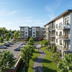 Meuble de cuisine moderne personnalisé JY Project en MDF mélaminé avec charnières et panier de rangement, couleur bois, luxe, modulaire, RTA, Vietnam - Product Image 1