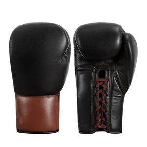 Guantes de Boxeo Nuevos de Venta Directa de Fábrica en Pakistán, Diseño Superior con Dedos Completamente Cubiertos, Guantes de Boxeo con Cordones - Product Image 1