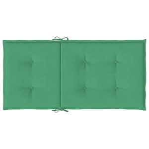 2 pezzi cuscini per sedie Lowback da giardino verde 39.4 "x 19.7" x 1.2 "100% tessuto Oxford in poliestere - Product Image 6