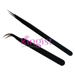 Meilleur ensemble professionnel de pinces à épiler en acier inoxydable 5 pièces pour extensions de cils en volume - Product Image 4