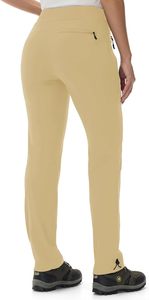 Pantalones de Mujer Color Caqui con Cordón Ajustable, Mezcla de Poliéster y Algodón que Absorbe la Humedad, Ropa Casual para Exteriores - Product Image 6