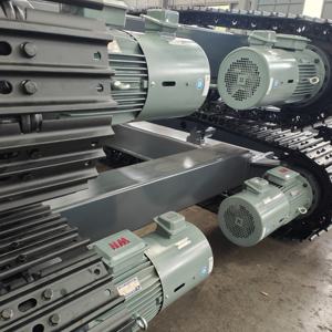 ติดตามช่วงล่างโครงเหล็กระบบแชสซีเหล็กพร้อมมอเตอร์ไฟฟ้า380V 10ตัน12ตัน15ตัน20ตัน - Product Image 3