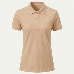 Chemise décontractée pour femme de haute qualité, 100 % coton, séchage rapide, respirante, anti-boulochage, écologique, motif uni, manches courtes - Product Image 5