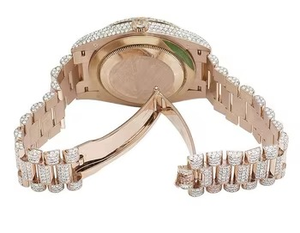 Elegant Style VVS Moissanite Diamond Stainless Steel Mechanical Automatic Hip Hop <b>Wrist</b> <b>Watch</b> Iced Out Fashion From India Seller - Product Image 5