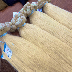 Extensiones de Cabello Rubio de Lujo, Origen Vietnamita, Acabado Brillante, Sensación Suave, Aspecto Limpio, Disponible en Grandes Cantidades - Product Image 4