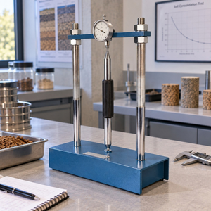 Appareil de mesure du volume des sols avec jauge à cadran pour les tests |   Instrument de laboratoire pour mesurer les variations de volume et la déformation - Product Image 3