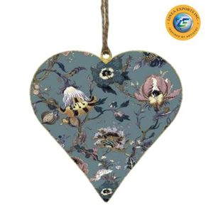 Vintage Style Heart Shape Hanging Decor <b>Ornament</b> Heart shaped Christmas <b>Ornaments</b> Wholesale - Product Image 1