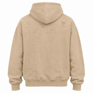 Sweat à capuche oversize en molleton Dravelle de haute qualité, imperméable, écologique, mélange polyester/coton, streetwear pour homme - Product Image 2