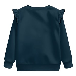 Sudaderas con cuello redondo y volantes gráficos para niños, lindas, suaves, ligeras, de manga larga, informales, para salir, para primavera - Product Image 4