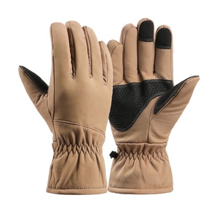 Racing Gloves Full Finger Neoprene Touchscreen Compatible Outdoor Riding Unisex <b>Black</b> - Product Image 3
