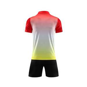 Custom Sublimated Tennis Uniform Set Men Short Sleeve Turn-<b>down</b> Collar Moisture Wicking Breathable Quick Dry Summer Apparel - Product Image 6