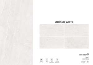 Carreaux de porcelaine de haute résistance, design sculpté, format 600x1200, grands carreaux pour la décoration intérieure commerciale - Product Image 6