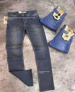 Jeans de Mezclilla Vintage para Hombre BEST ROCK INTERNATIONAL, 100% Algodón, Transpirables, Ligeros, Elásticos, Estilo Coreano, a la Moda, Combinables con Todo - Product Image 4