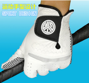 Gant de golf pour homme en cuir d'agneau Cabretta blanc, doux, durable, respirant et de haute qualité - Product Image 4