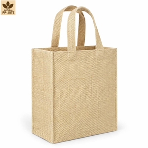 Sac fourre-tout promotionnel en jute pour salons professionnels, événements, promotion de marque, impression personnalisée, vente en gros, fournisseur OEM ODM, réutilisable - Product Image 1