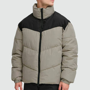 Men Winter Waterproof Zipper Crew Neck Bomber Jacket <b>Fur</b> <b>Trim</b> Eco-Friendly High Quality Custom Made Lightweight Breathable - Product Image 4