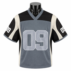 Custom American Football Jersey <b>Men</b>’s Breathable Mesh Sports Jersey Team Uniform <b>V</b>-<b>Neck</b> Training Jersey - Product Image 5