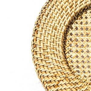 Set de table en rotin tressé fait main, dessous de plat isolant en osier naturel, nappe décorative de plage pour fêtes et vacances - Product Image 3