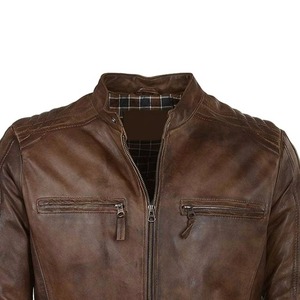 Custom Made Latest New Fashionable Leather <b>Jackets</b> Latest New Arrival High Quality Fashion Leather <b>Jacket</b> for Men - Product Image 2