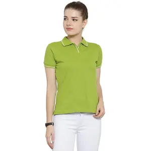 批发廉价透气运动高尔夫定制标志女士Polo t恤女士优质时尚夏季印花Polo t恤